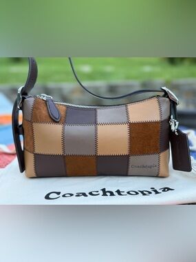 Coach  Coachtopia Small Slouchy Shoulder Bag In Upcrafted Patchwork. NWT.